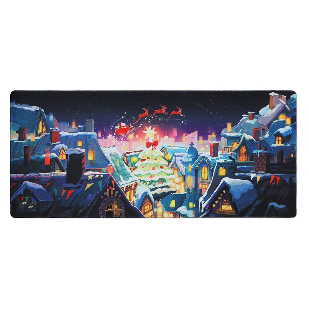 Drop Christmas Desk Mats - Night