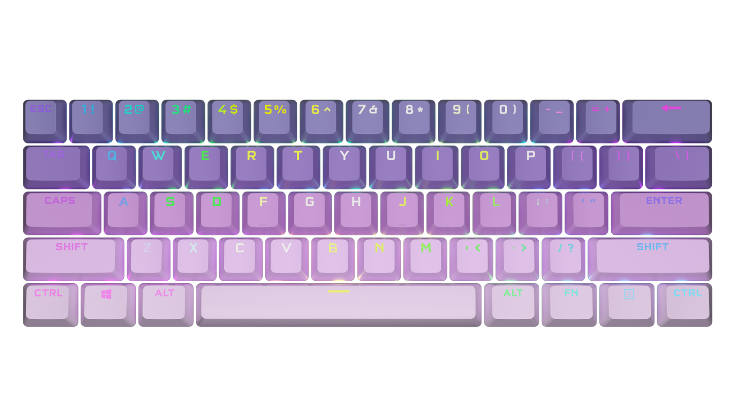 K70 Keycaps - Pastel Twilight