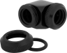 Hydro X Series XF Hardline 90° 12mm OD Fitting Twin Pack — Black
