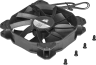 4000D/4000D Airflow 120mm 3-pin Fan, Black, 1200 RPM
