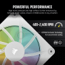 iCUE LINK LX120 RGB 120mm PWM Fans Starter Kit - White