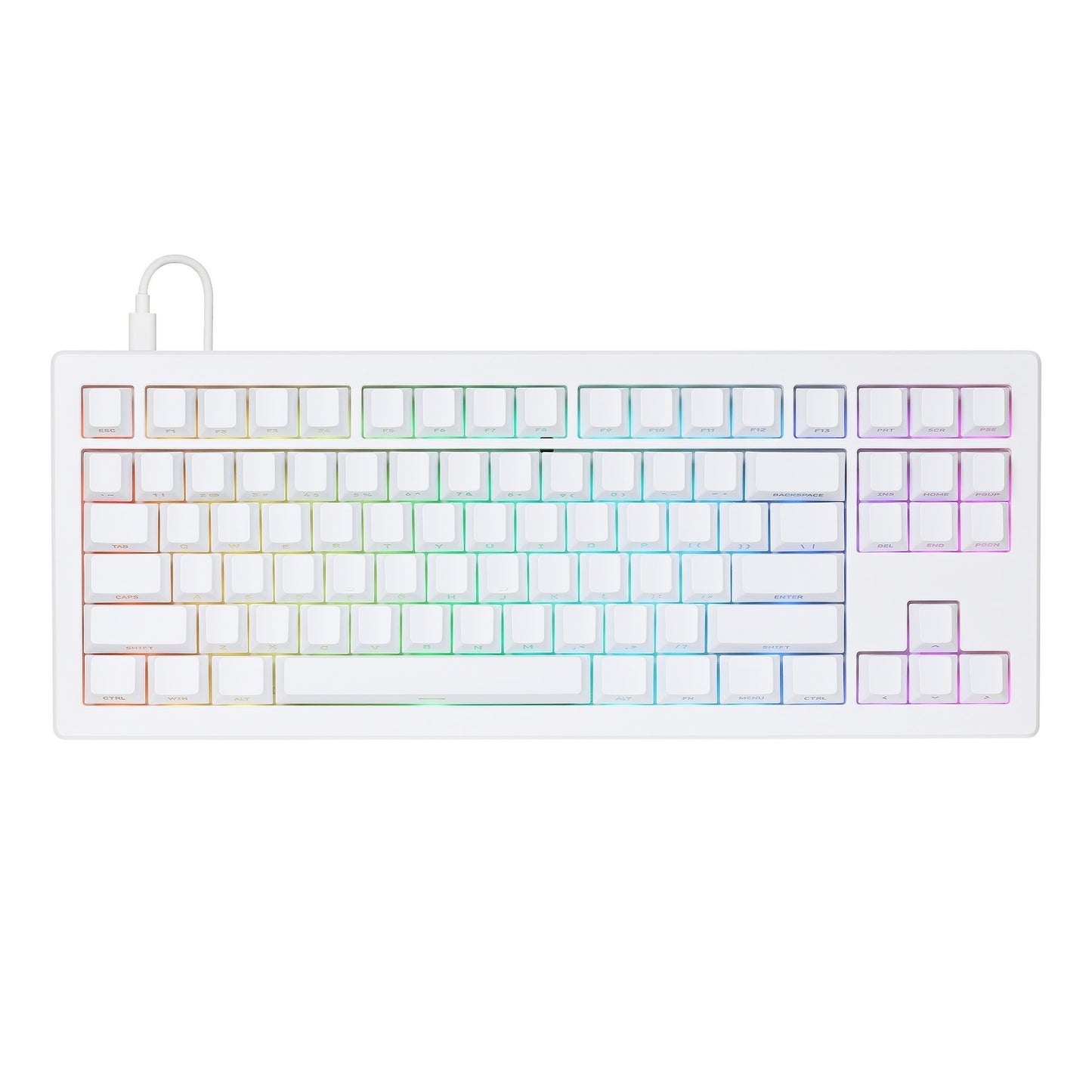Drop CSTM80 Mechanical Keyboard - White - Gateron Yellow (Linear)