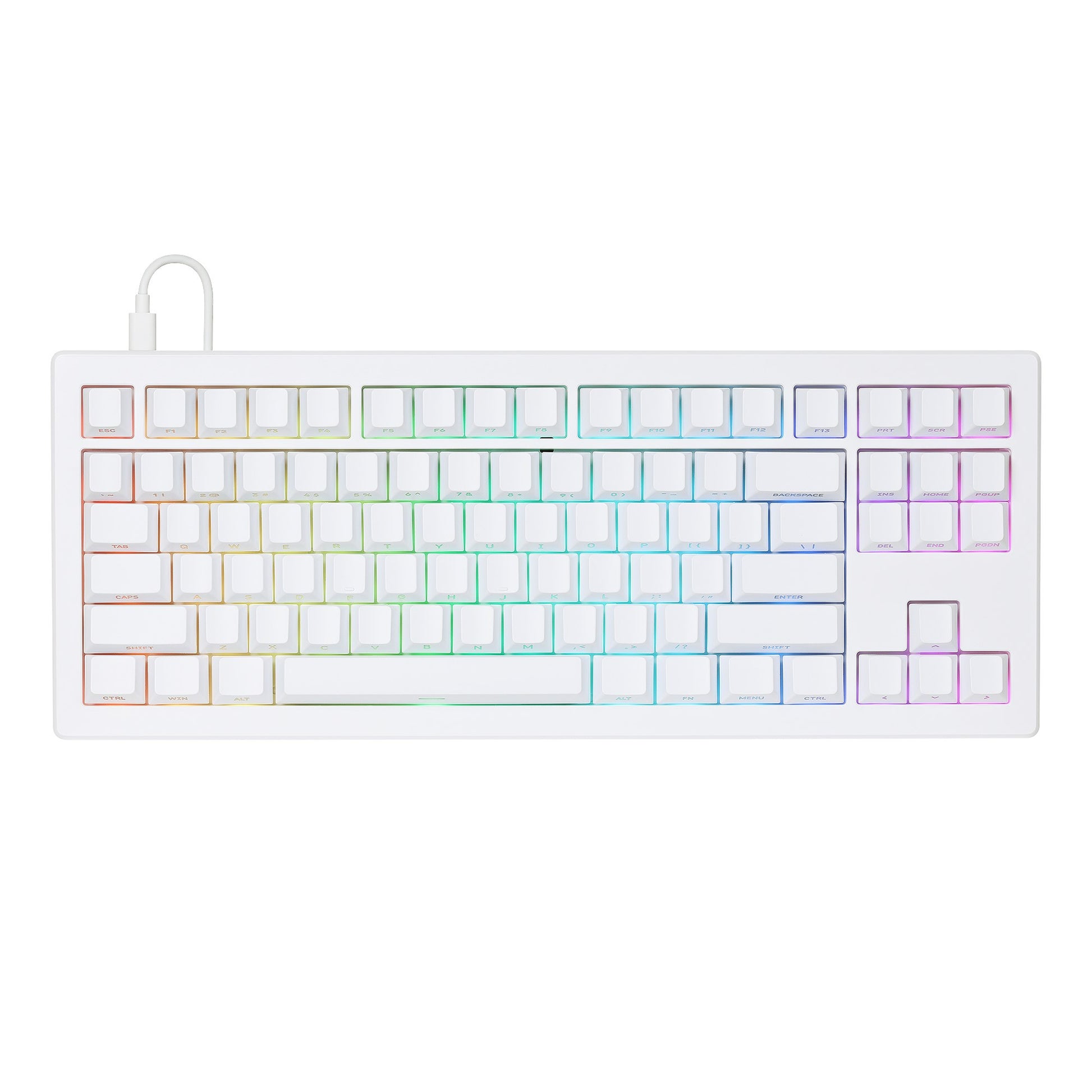 Drop CSTM80 Mechanical Keyboard - White - Gateron Brown (Tactile)