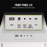 iCUE 4000D RGB AIRFLOW Mid-Tower Case, True White - 3x AF120 RGB ELITE White Fans - iCUE Lighting Node PRO Controller - High-airflow Design
