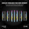 VENGEANCE® RGB 96GB (4x24GB) DDR5 DRAM 6400MT/s CL32 Memory Kit — Black