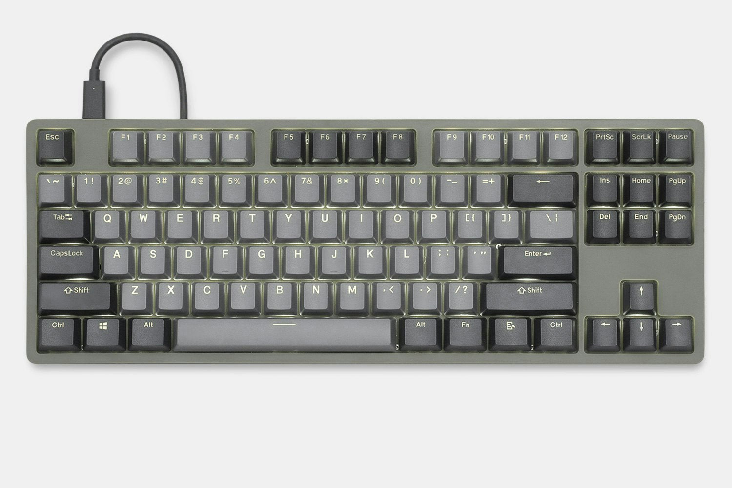 Drop ENTR Mechanical Keyboard - Olive - Gateron Yellow KS3 (Linear)