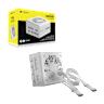 RM1000e ATX 3.1 Low-Noise ATX Power Supply with ThermalProtect 12V-2x6 Cable - White (JP)