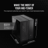 6500D AIRFLOW Mid-Tower Dual Chamber PC Case - Black