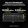 MP700 ELITE with Heatsink 4TB PCIe 5.0 (Gen 5) x4 NVMe M.2 SSD