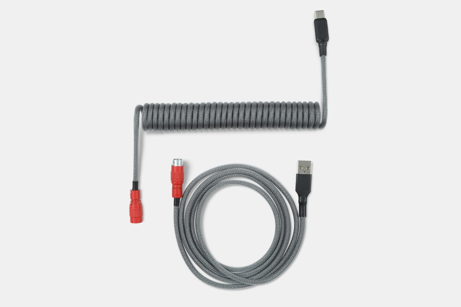 Drop Black Speech Coiled YC8 Keyboard Cable