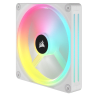 iCUE LINK QX140 RGB 140mm PWM PC Fans Starter Kit with iCUE LINK System Hub - White