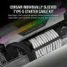 Premium Individually Sleeved Type-5 PSU Cables Starter Kit, White