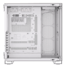 6500X Mid-Tower Dual Chamber PC Case - White/Satin Gray Aluminum