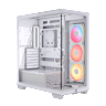 3500X LX-R RGB iCUE LINK Mid-Tower PC Case - White