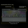 K70 PRO RGB Optical-Mechanical Gaming Keyboard with PBT DOUBLE SHOT PRO Keycaps