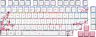 PBT DYE-SUBLIMATED KEYCAP MOD KIT - Cherry Blossom - NA Layout