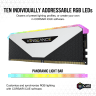 VENGEANCE® RGB RT 16GB (2 x 8GB) DDR4 DRAM Up To 3200MHz C16 Memory Kit – White