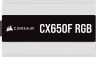 CX Series™ CX650F RGB White — 650 Watt 80 Plus® Bronze Certified Fully Modular RGB White PSU