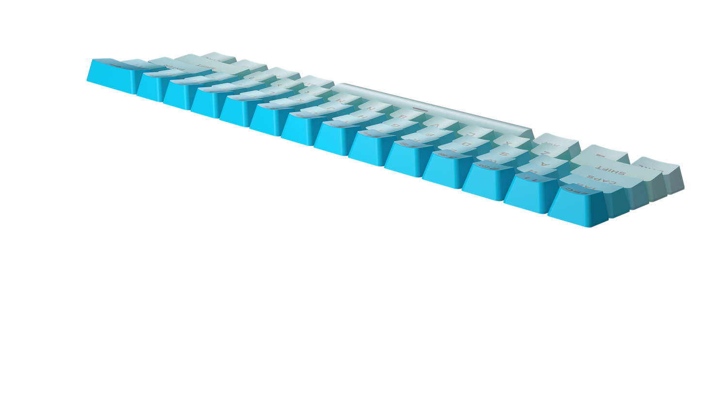 K70 Keycaps - Ethereal Blue