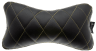 T1 RACE Head/Neck Cushion, Black with Yellow Stitching