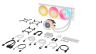 iCUE LINK TITAN 360 RX LCD Liquid CPU Cooler - White