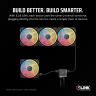 iCUE LINK LX120-R RGB 120mm PWM Reverse Fans Starter Kit