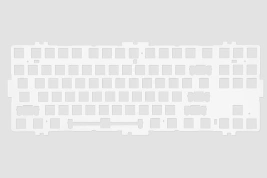 Drop CSTM80 Switch Plates - POM - White