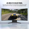 CORSAIR XENEON FLEX 45WQHD240 45-Inch Bendable Gaming Monitor, 3440 x 1440, 240Hz, 0.03ms GtG, HDR with 1000nit Peak Brightness, 1.5M:1 Contrast Ratio, 1.07 Billion Colors