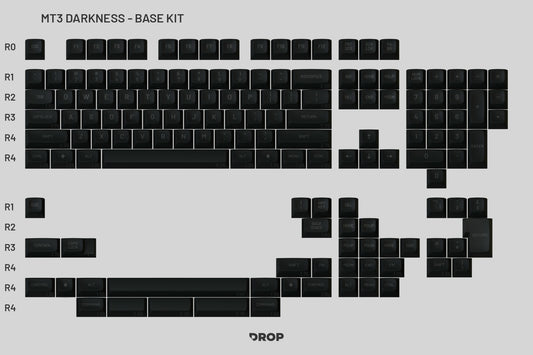Drop MT3 Darkness Keycap Set - Base Kit