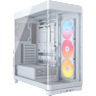 FRAME 4500X RS-R ARGB Panoramic Glass Mid-Tower PC Case - White