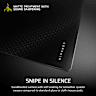 MM Glass Large Precision Gaming Mouse Pad - Black