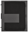 CORSAIR 110Q Right Side Panel with Sound Dampening Material, Black