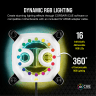 Hydro X Series XC7 RGB CPU Water Block (1200/AM4) - White