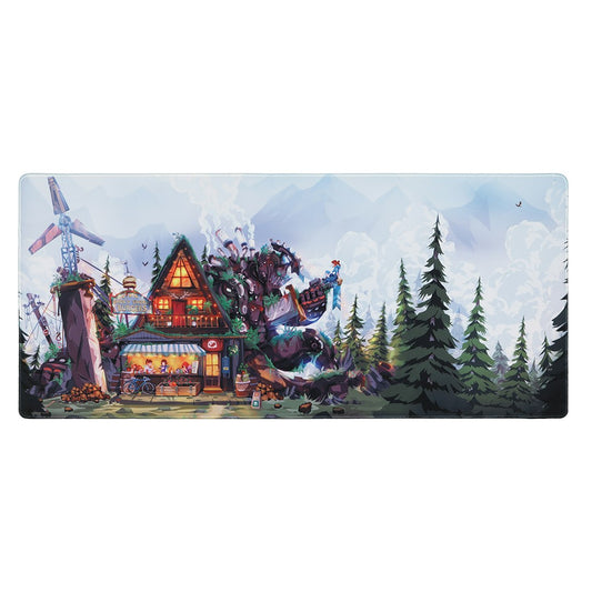 Drop + Chasing Artwork Smok'n Sword Burgers Desk Mat
