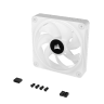 iCUE LINK QX120 RGB 120mm PWM PC Fan Expansion Kit - White