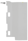 iCUE 5000X/5000D/5000D AIRFLOW Motherboard Cable Cover, White