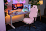 TC500 Gaming Chair – Fabric Lilac
