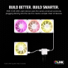 iCUE LINK LX120 RGB 120mm PWM Fans Starter Kit - White