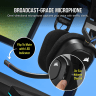 HS80 RGB WIRELESS Premium Gaming Headset with Spatial Audio — Carbon