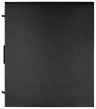 CORSAIR 110Q Right Side Panel with Sound Dampening Material, Black
