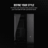 6500X Mid-Tower Dual Chamber PC Case - Black/Obsidian Aluminum