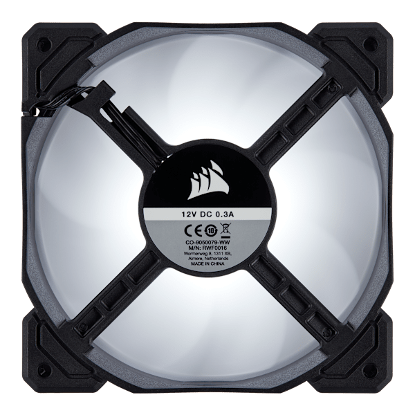 Air Series™ AF120 LED (2018) White 120mm Fan Triple Pack (Refurbished)