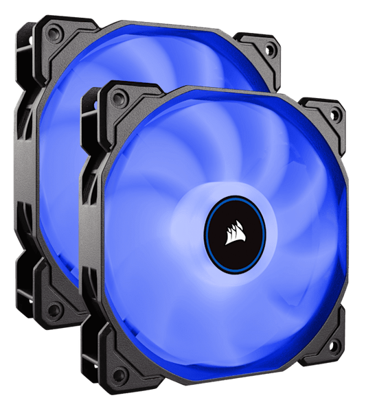 Air Series™ AF140 LED (2018) Blue 140mm Fan Dual Pack (Refurbished)