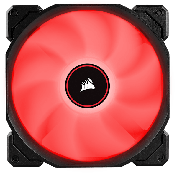 Air Series™ AF140 LED (2018) Red 140mm Fan Dual Pack (Refurbished)