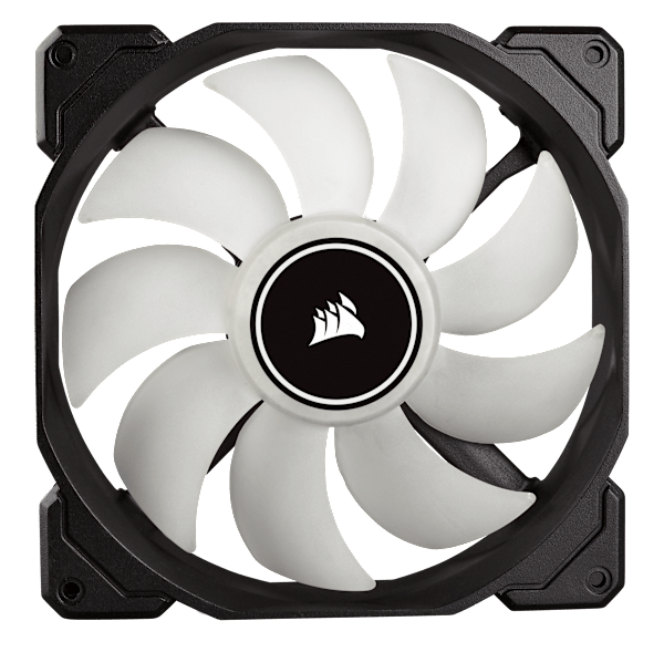 Air Series™ AF140 LED (2018) White 140mm Fan Dual Pack (Refurbished)