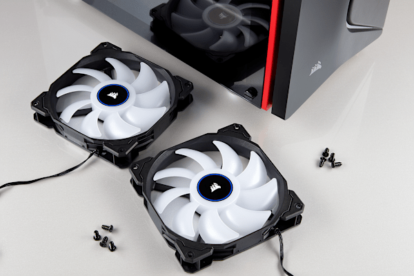 Air Series™ AF140 LED (2018) Blue 140mm Fan Dual Pack (Refurbished)