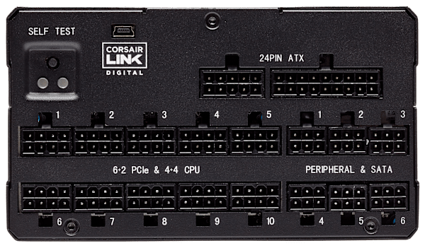 AX1600i Digital ATX Power Supply — 1600 Watt Fully-Modular PSU (Refurbished)