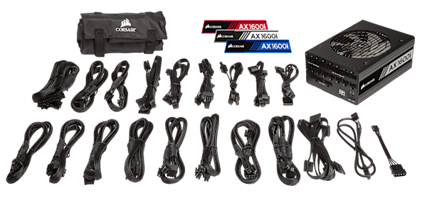 AX1600i Digital ATX Power Supply — 1600 Watt Fully-Modular PSU (Refurbished)