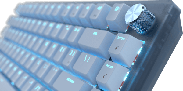 K65 PLUS 75% RGB Mechanical Gaming Keyboard – Glacier Blue (Revival Series)