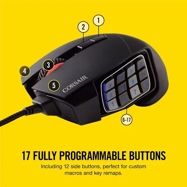 HS70 PRO WIRELESS Headset + SCIMITAR ELITE Mouse + K95 PLATINUM XT Keyboard Bundle